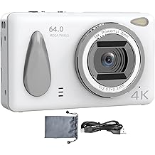 Digital Camera, Vintage Digital Camera with 16x Zoom, Small Photography Device, 18x Zoom Lens, Autofocus Anti-Shake, 2.4" for Kids, Teens, Adults, Travelers