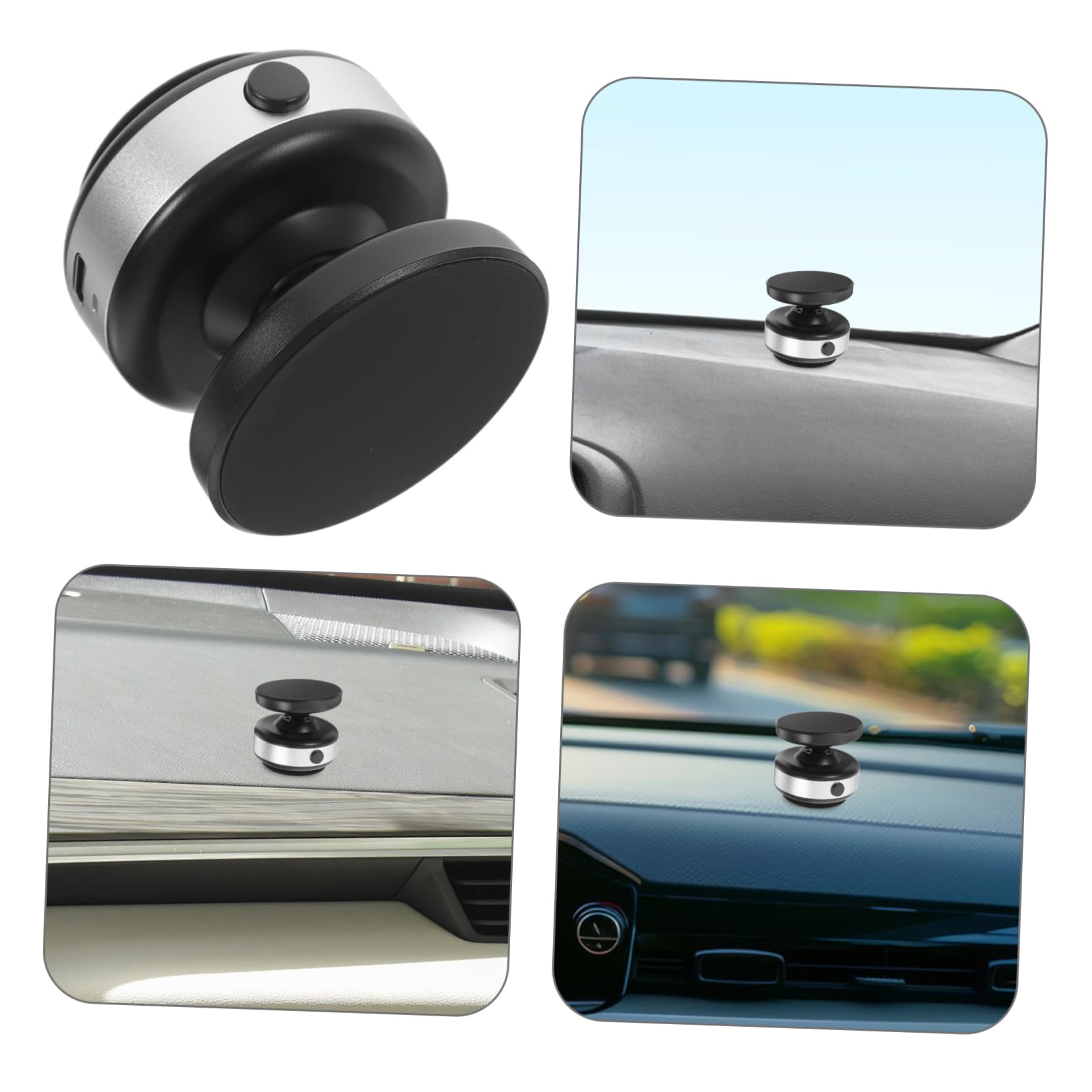 Soporte Teléfono Magnético para Coche Ventosa y Multiángulo Accesorio para Smartphones Succión y Diseño