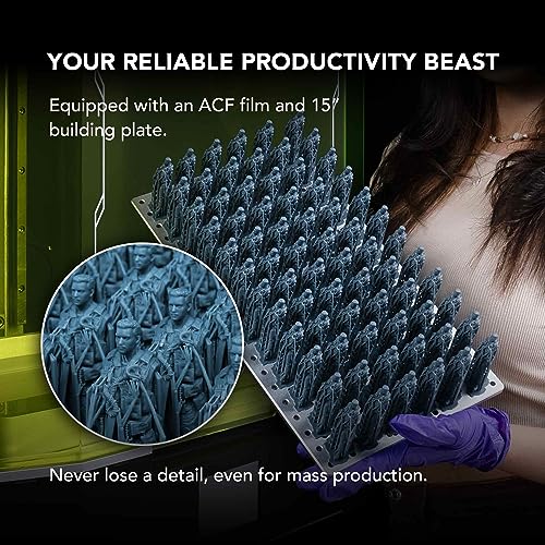 phrozen Sonic Mega 8K S LCD/MSLA Resin 3D Printer, 43 µm High Resolution, 15 inch Mono LCD Screen, Fast Production Accurate Details, Large Printing Size L12.99xW7.28xH11.81 Printing Volume - Image 4