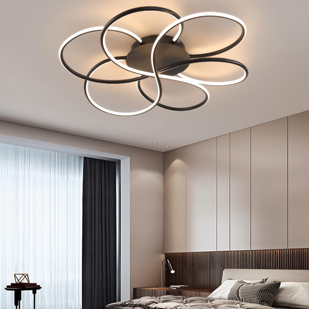 Nowoczesna, minimalistyczna lampa sufitowa w kształcie salonu, nordycka lampa sufitowa z aluminium do sypialni i gabinetu, odpowiednia do restauracji, hoteli i firm, oprawa oświetleniowa.