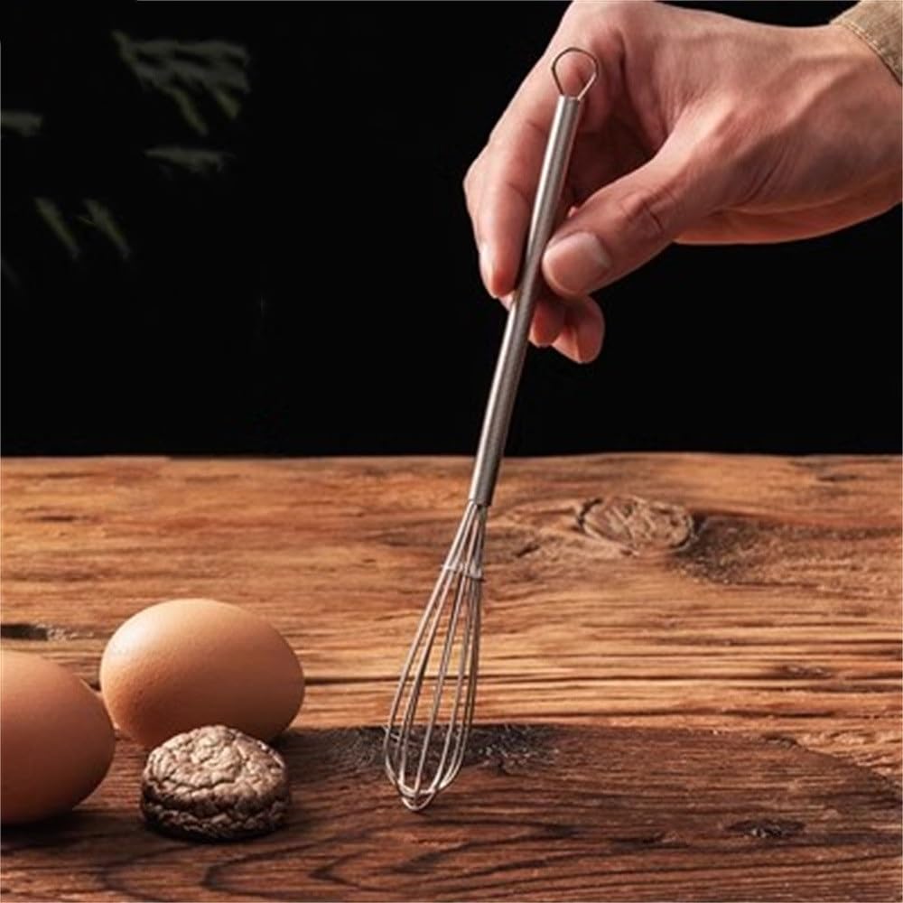 Varillas de Batir Batidor de huevos mano for uso doméstico para Cocinar, Mezclar, Batir y Batir