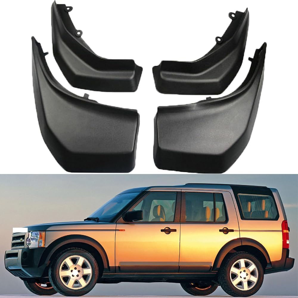 4 Pezzi Auto Parafanghi per Discovery 3,Paraspruzzi per Auto Parafanghi Set Parafango Parti Anteriori Posteriori Accessori Auto