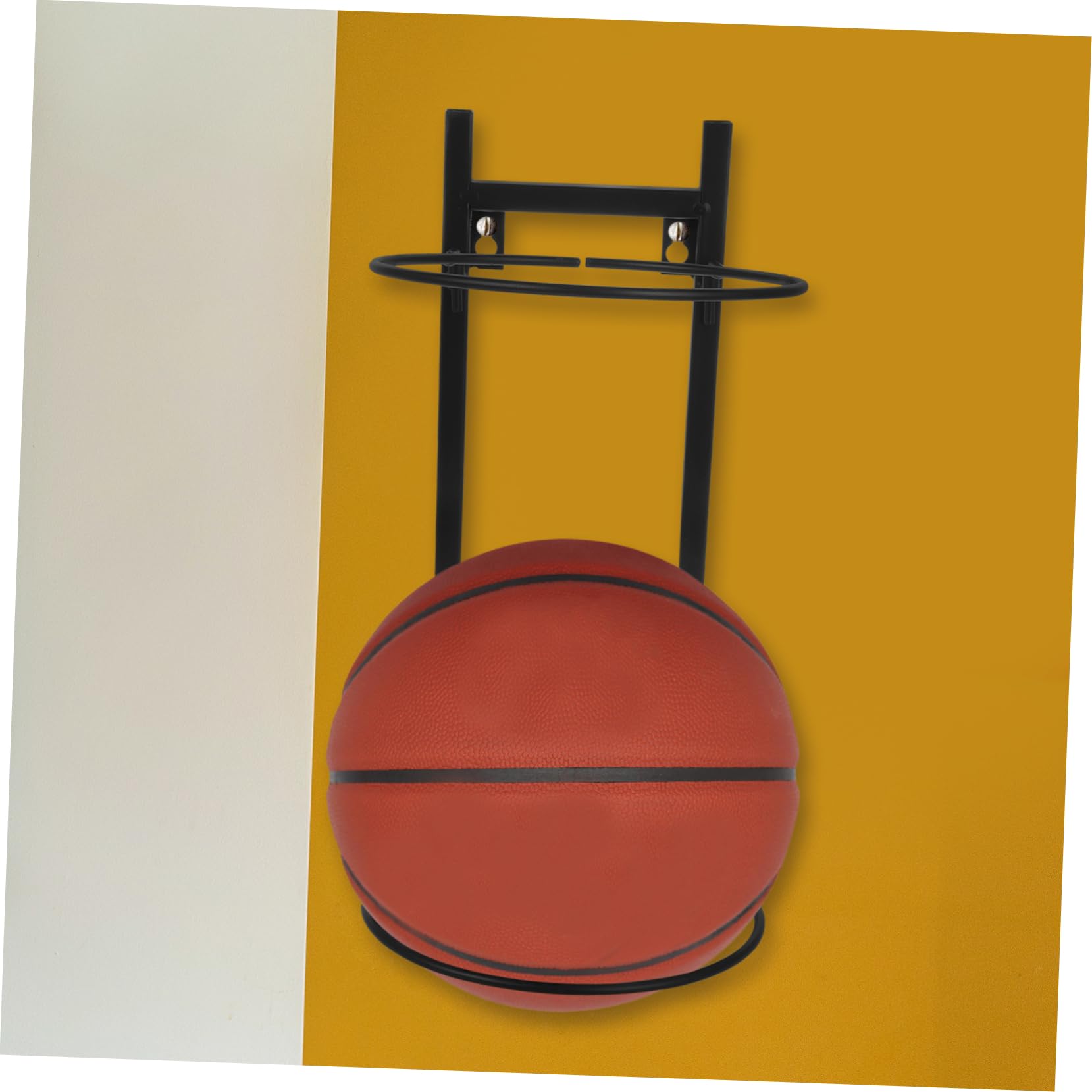 UPKOCH Soporte De Pared para De Baloncesto Béisbol Rugby Fútbol ​​Organizador Deportivo para Garaje Exhibición De Béisbol Soporte De Pared para De Bolos Acero