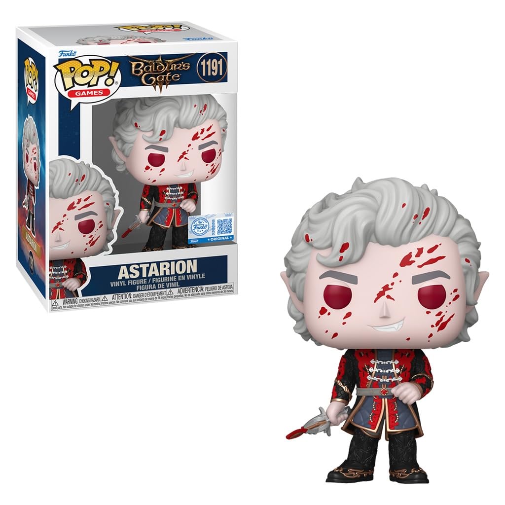 Funko Pop! Giochi Baldur's Gate Astarion Figura in Vinile Sanguinosa #1191
