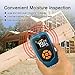 RISEPRO PInless Non-Destructive Wood Moisture Detector Scanner for Firewood, Wall, Masonry, Softwood and Hardwood