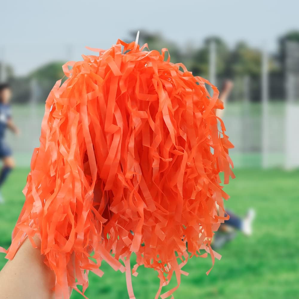 Pompon in plastica per Cheerleader 12 pezzi