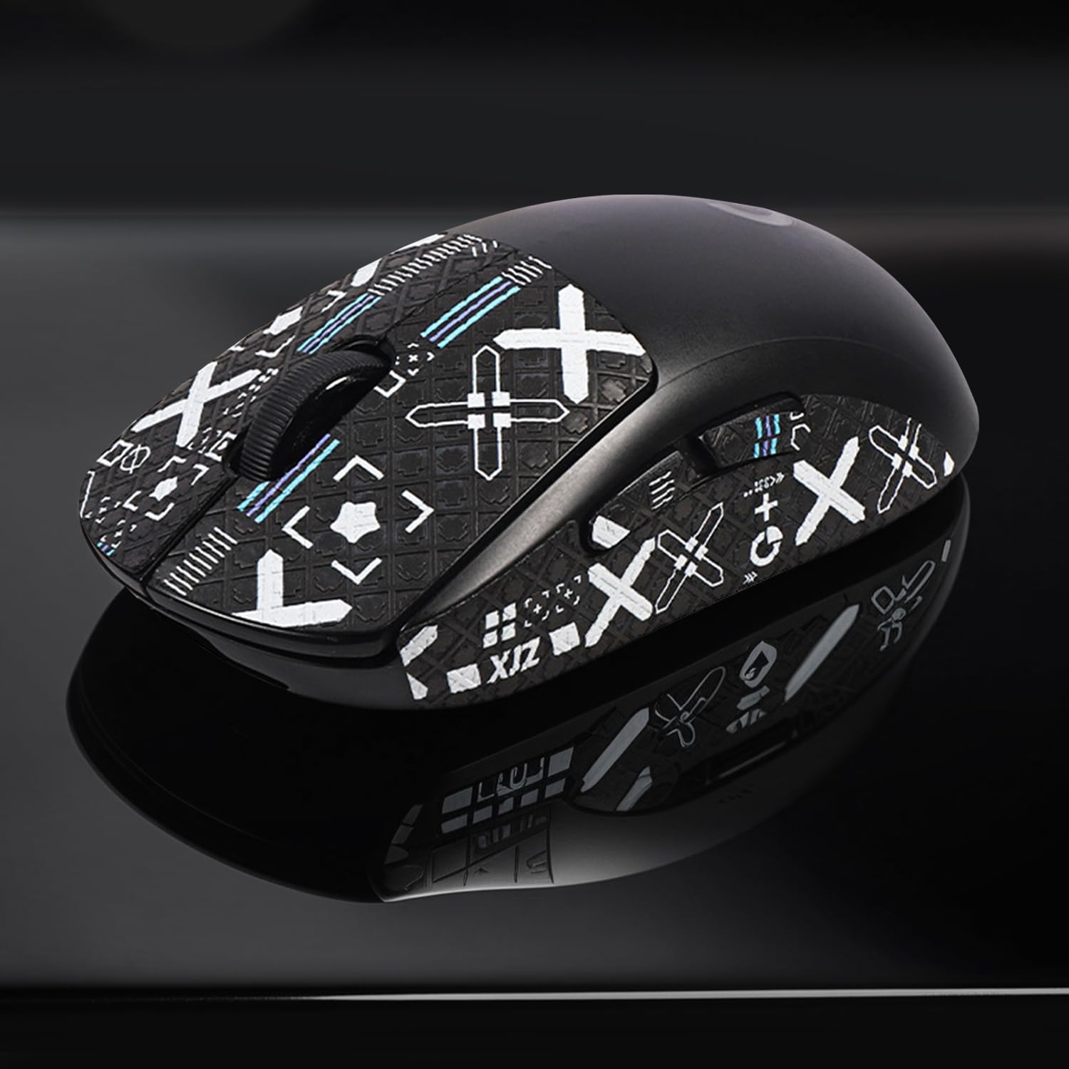 Grip Antidérapant Pour Souris Logitech G Pro Wireless – Bande PU Fine 0,4 Mm, Motif 6D | Améliore La Préhension Pour Le Gaming