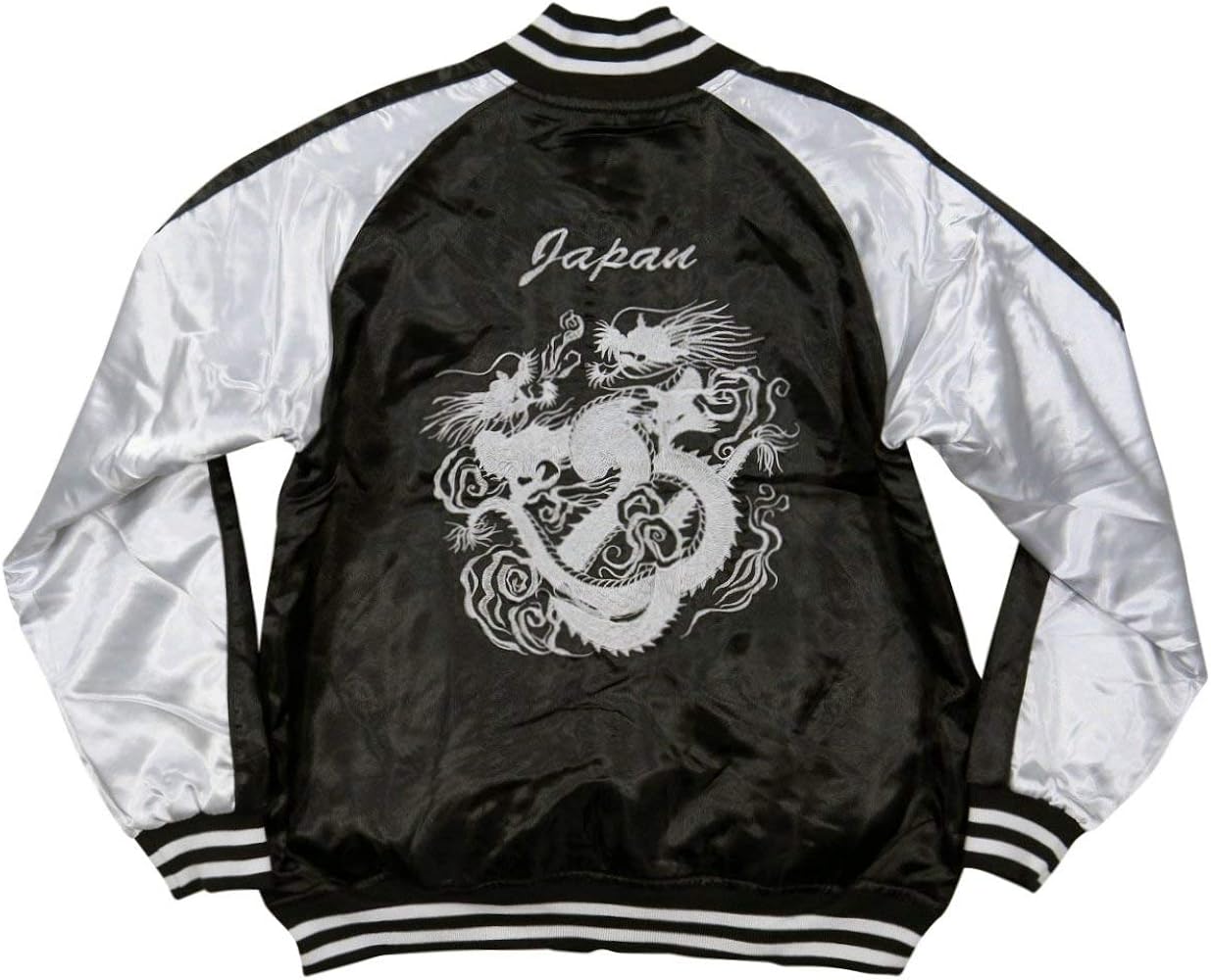 Amazon | (イッシンニョキョウ)一心如鏡 双龍 総刺繍 サテン地 中綿