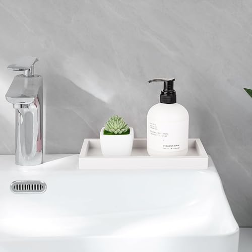 Miniatura 22 de Bandeja de baño, pequeña bandeja de tocador de silicona, jabonera, soporte para esponja, organizador de fregadero de cocina, accesorios de baño