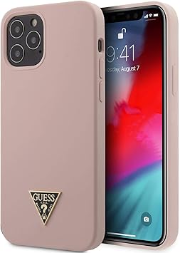 Guess Carcasa Liquid Silicone Metal Compatible Iphone 12 Pro Max Pink Amazon Es Electronica