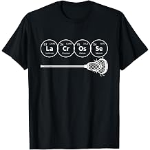Lacrosse Periodic Table of Elements Chemistry Gift T-Shirt