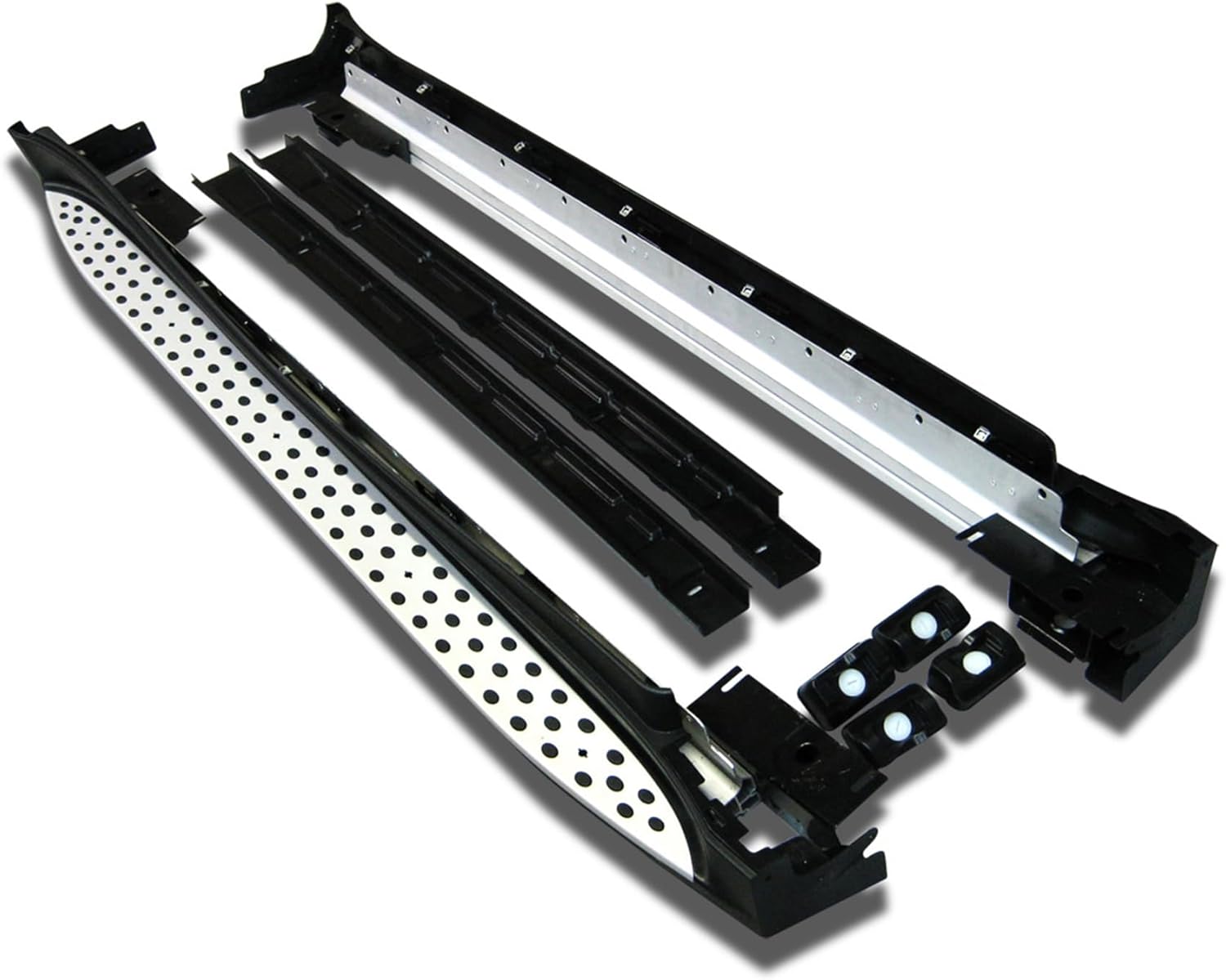 Black Horse Aluminum Aluminum OEM Replica Running Boards Compatible with2020-2026 Mercedes-Benz GLE350/GLE43 AMG/GLE450/GLE63 AMG S