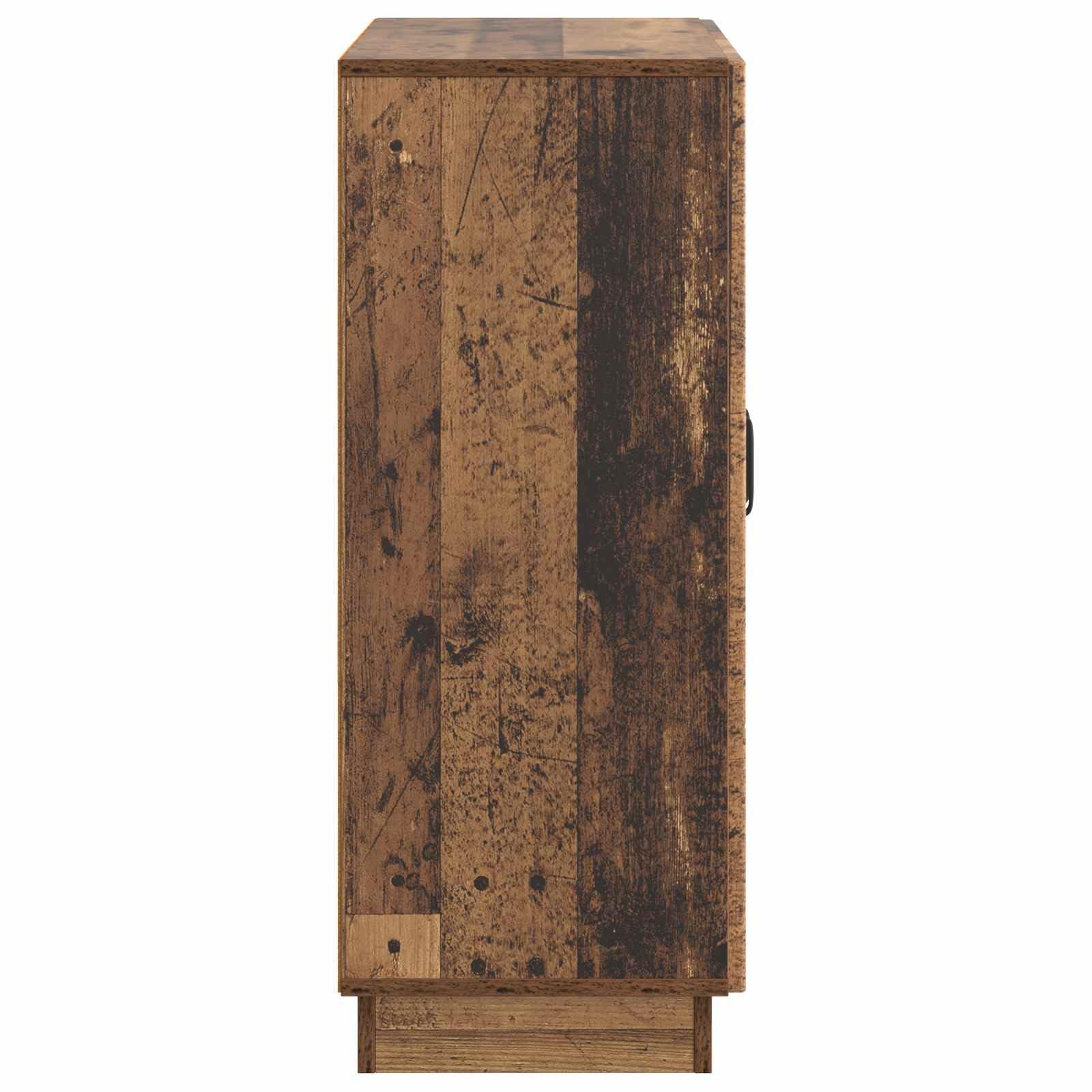 Hothingwell Drewniany bufet konstrukcyjny 66 cm z szufladami