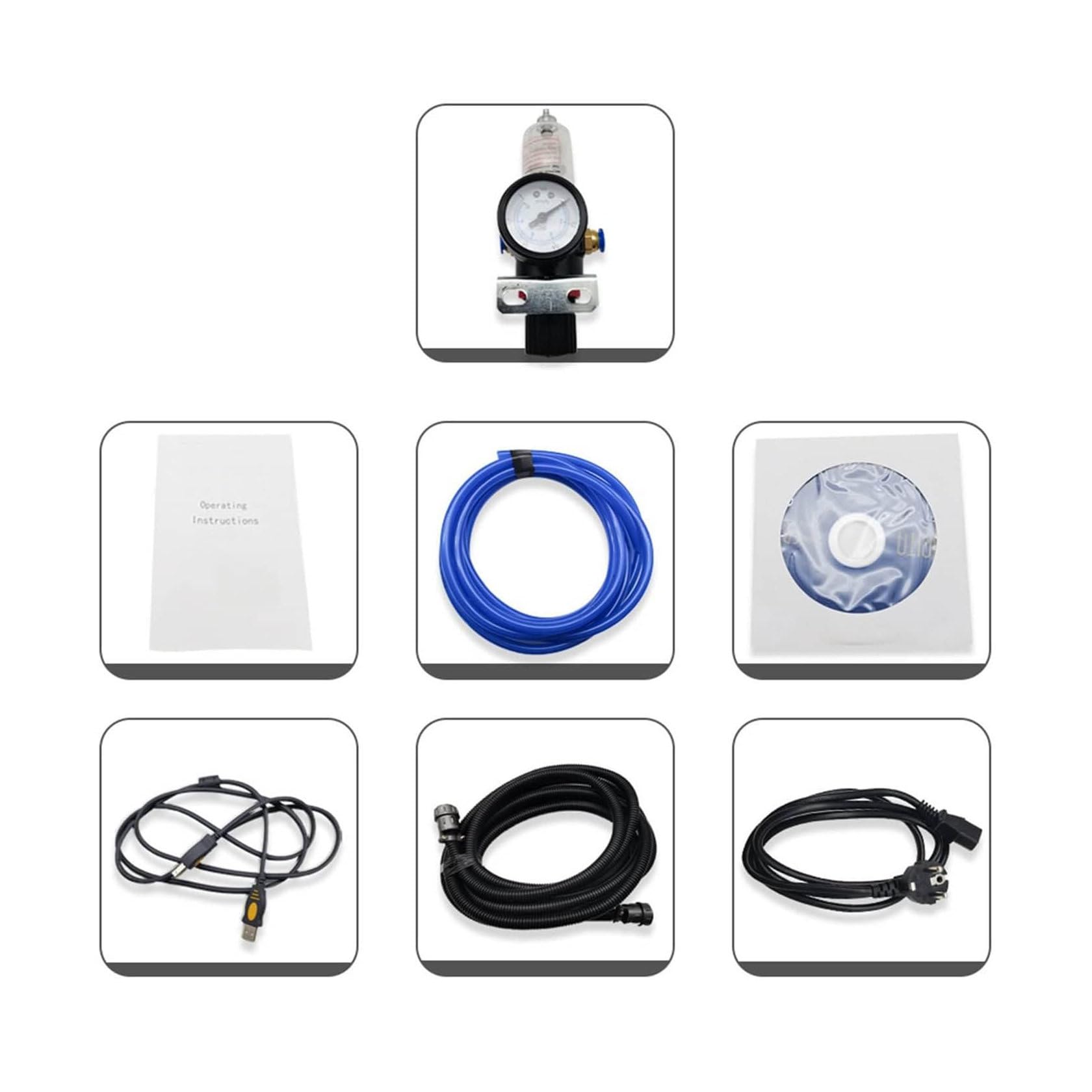 Máquina de Marcado neumática portátil de 100 x 20 mm, máquina de Marcado rotativa neumática, máquina de Marcado por micropuntos, máquina de Marcado de Metal para Impresora
