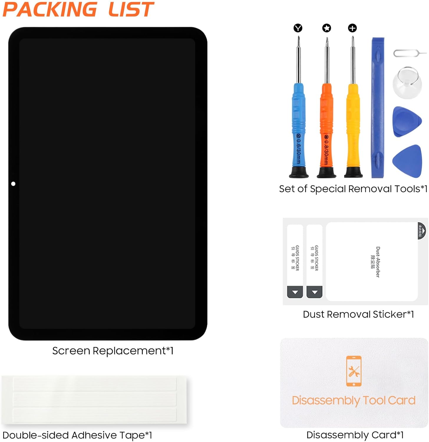 for Nokia T20 Screen Replacement for Nokia T20 Tablet Screen LCD Digitizer Touch Assembly 10" US Version with Tools
