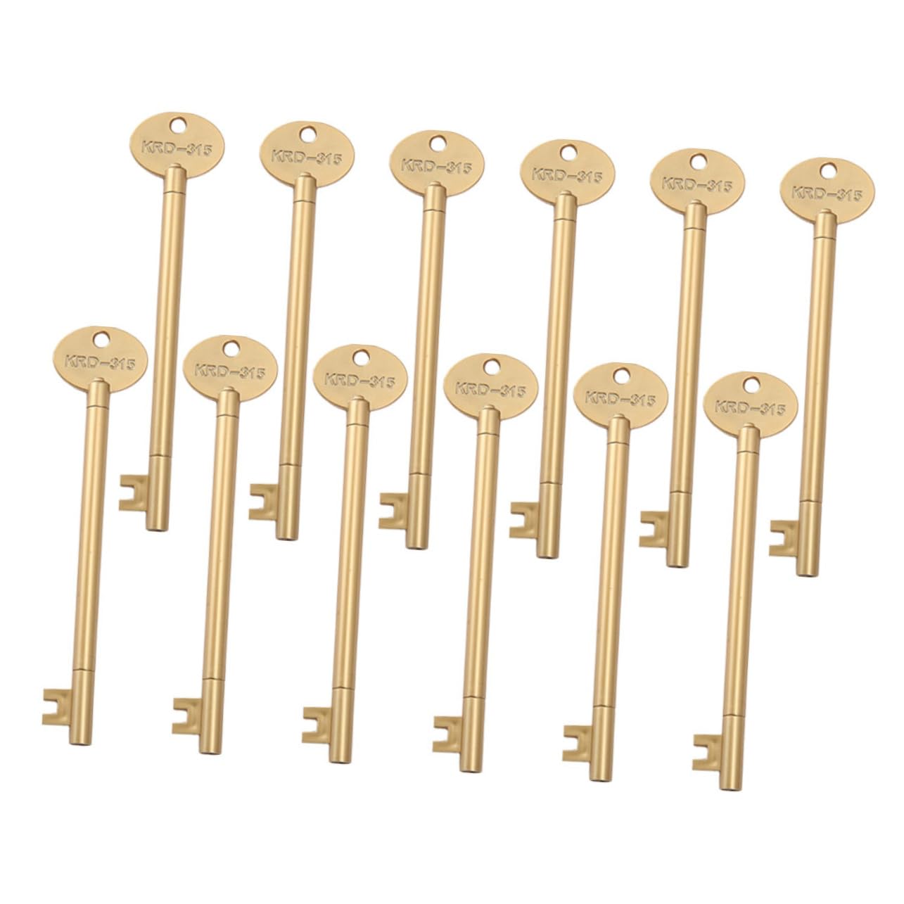 Artibetter 5 Series Bolígrafos Con Forma De Llave Bolígrafos Estacionarios Azul Trabajar Lindos A Granel Herramienta De Escritura Abdominales Golden 12 Piezas X 5