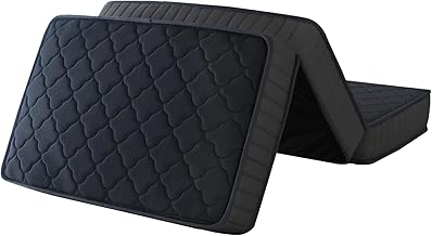 [Bed & Mattress] Tri-Fold Folding Pocket Coil Mattress, Thickness 6.7 inches (17 cm), Body Pressure Dispersion, Tri-fold, 3-fold, Convenient Storage, Roll Type Packing, 450 Coils, 0.08 inches (2.1