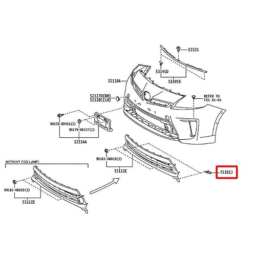Miniatura 5 de OAUTOO 15 piezas de guardabarros de nailon azul y clip de parachoques compatibles con Toyota 75392-0R010 75392-35200, 75392-04010 para Toyota