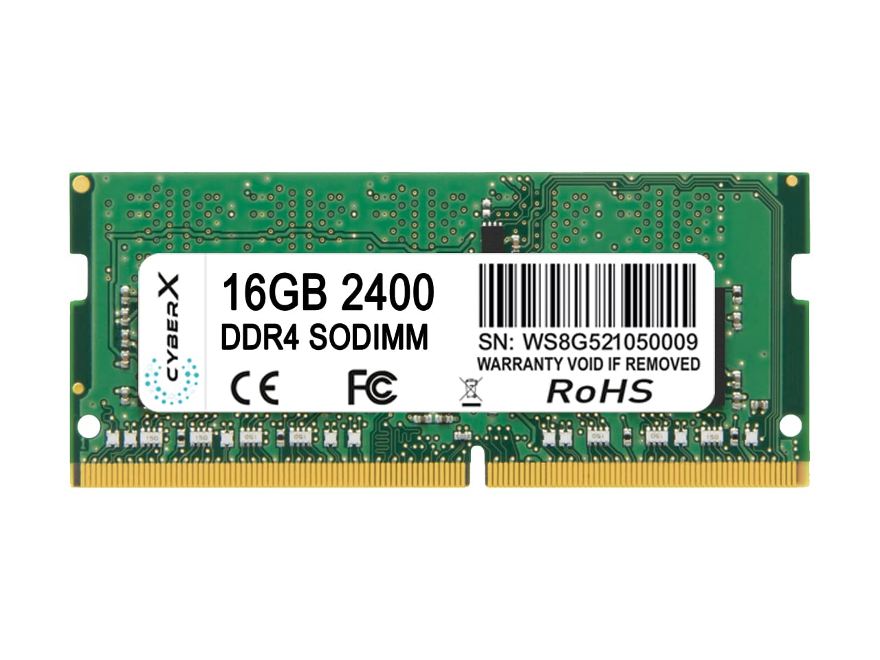 CYBERX 16GB DDR4 2400Mhz Laptop Ram (B09M36SRB3) Amazon Price History, Amazon Price Tracker