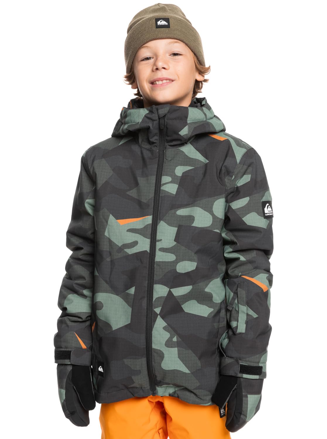 Quiksilver Boy's Mission Printed Shell Jacket