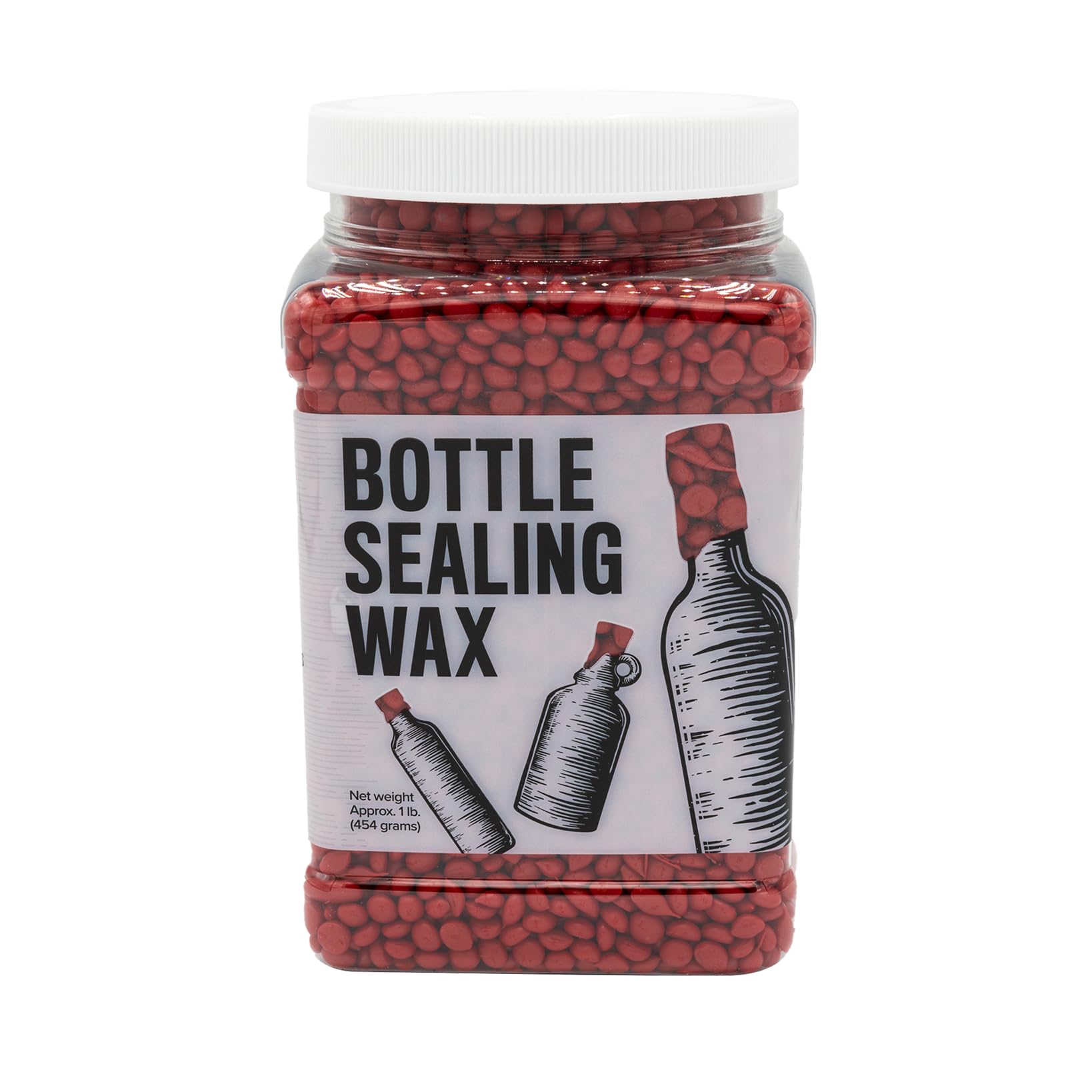 Blended Waxes Bottle Sealing Wax Red 1 lb