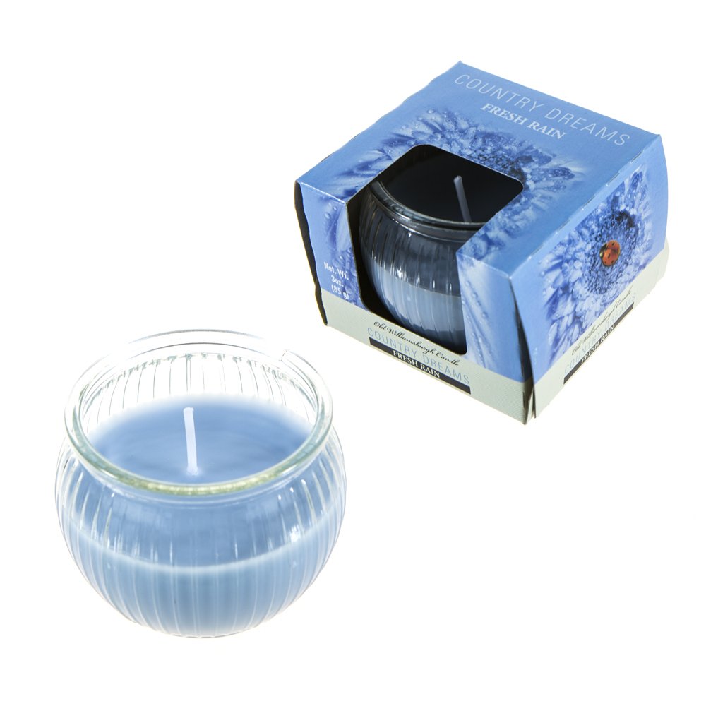 Fresh Rain Scented 3 Ounce Country Dreams Jar Candle