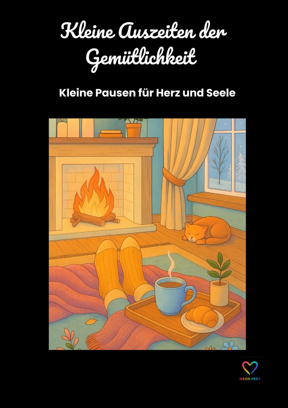 Kleine Auszeiten der Gemütlichkeit: Ein Ausmalbuch für ruhige Stunden und warme Gedanken