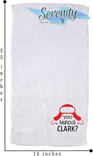 Miniatura 4 de Decoración de Navidad Toallas decorativas de cocina y baño para manos En serio Clark Novedad de invierno de Navidad Toalla blanca para