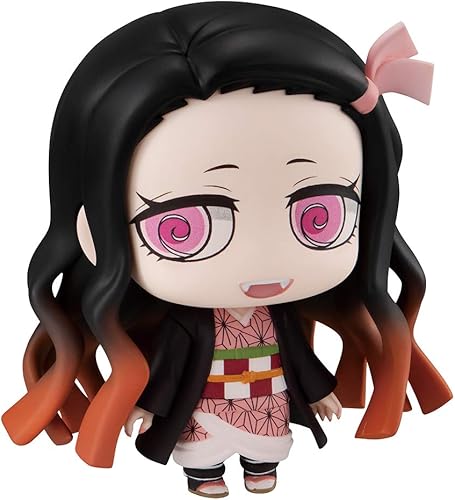 Miniatura 6 de Megahouse Demon Slayer Kimetsu No Yaiba Chimi-Mega Kamado & Nezuko Buddy Series - Juego de figuras de 2 piezas, multicolor