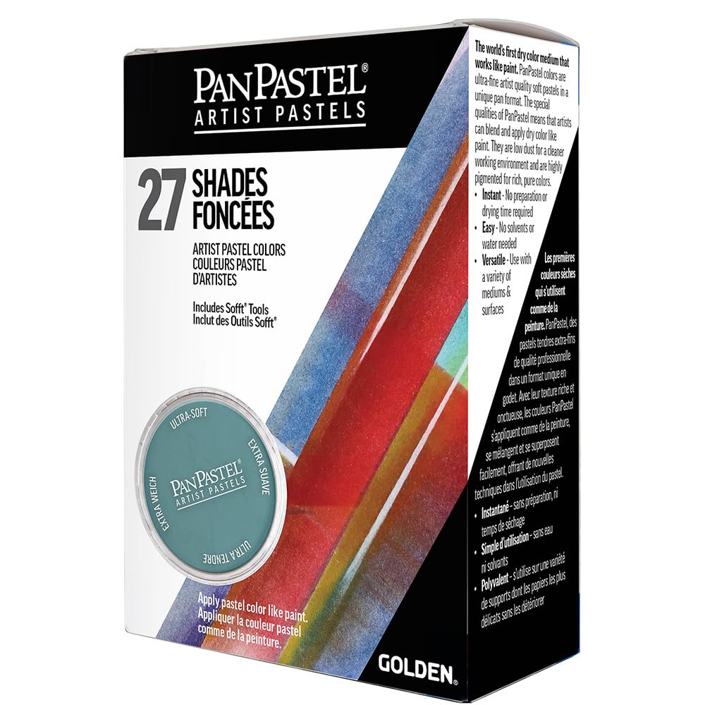 Amazon.com: PanPastel Artist Pastels by GOLDEN, Shades Set, 27