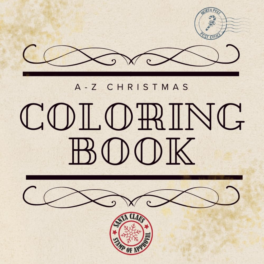 A-Z CHRISTMAS: COLORING BOOK