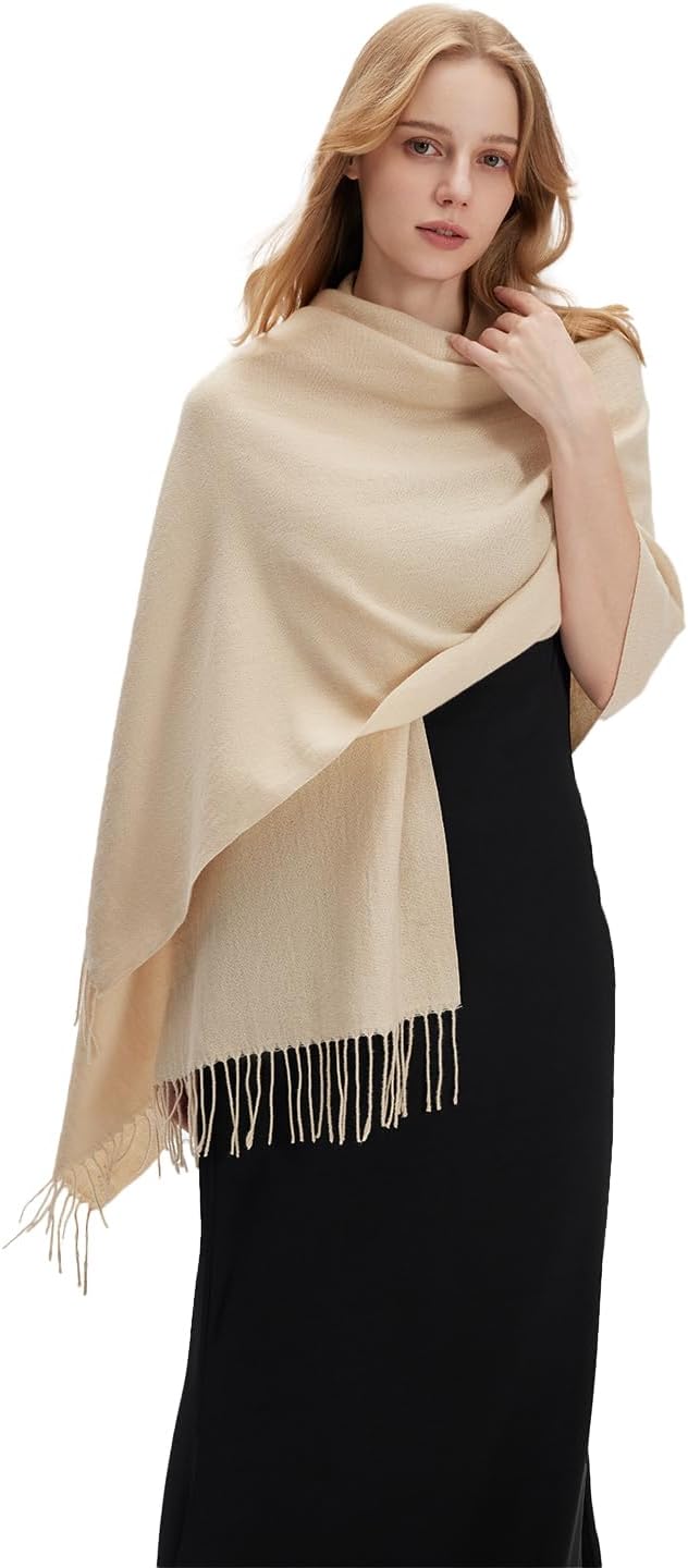 zero season Women's Pashmina Shawl Wrap – Elegant Winter Scarf for Evening Dress, Bridesmaid Gift, Wedding & Formal Events