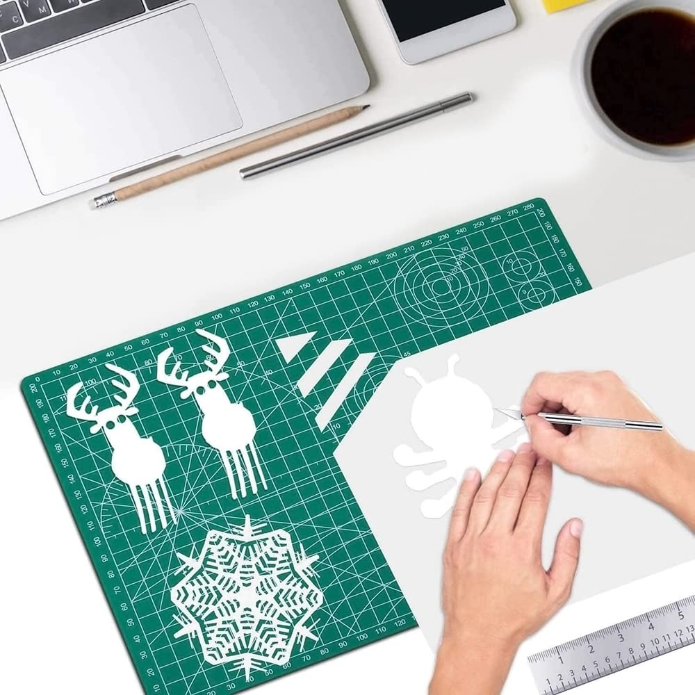 Tappetino Da Taglio Autorigenerante A4 - 2 Pezzi, Per Cucito, Patchwork E Fai Da Te