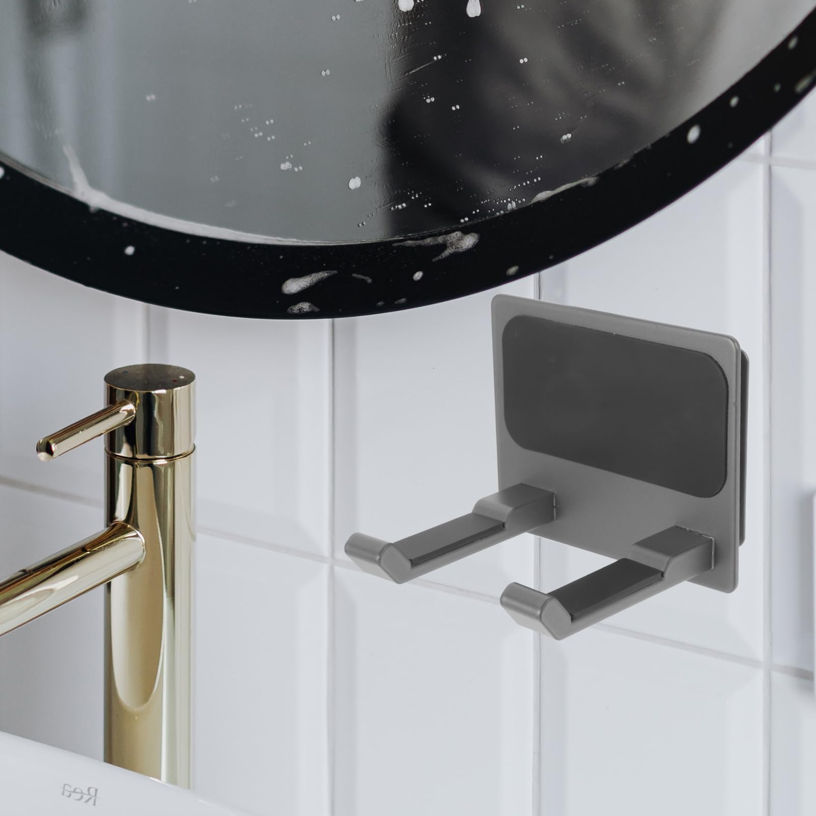 PRETYZOOM 5 Piezas Estante para Secador De Pelo Secadoras De Cabello Vacío Rulos para El Cabello Perchas para Secador De Pelo Organizador De Secador De Pelo Secador De Pelo De Viaje Aluminio