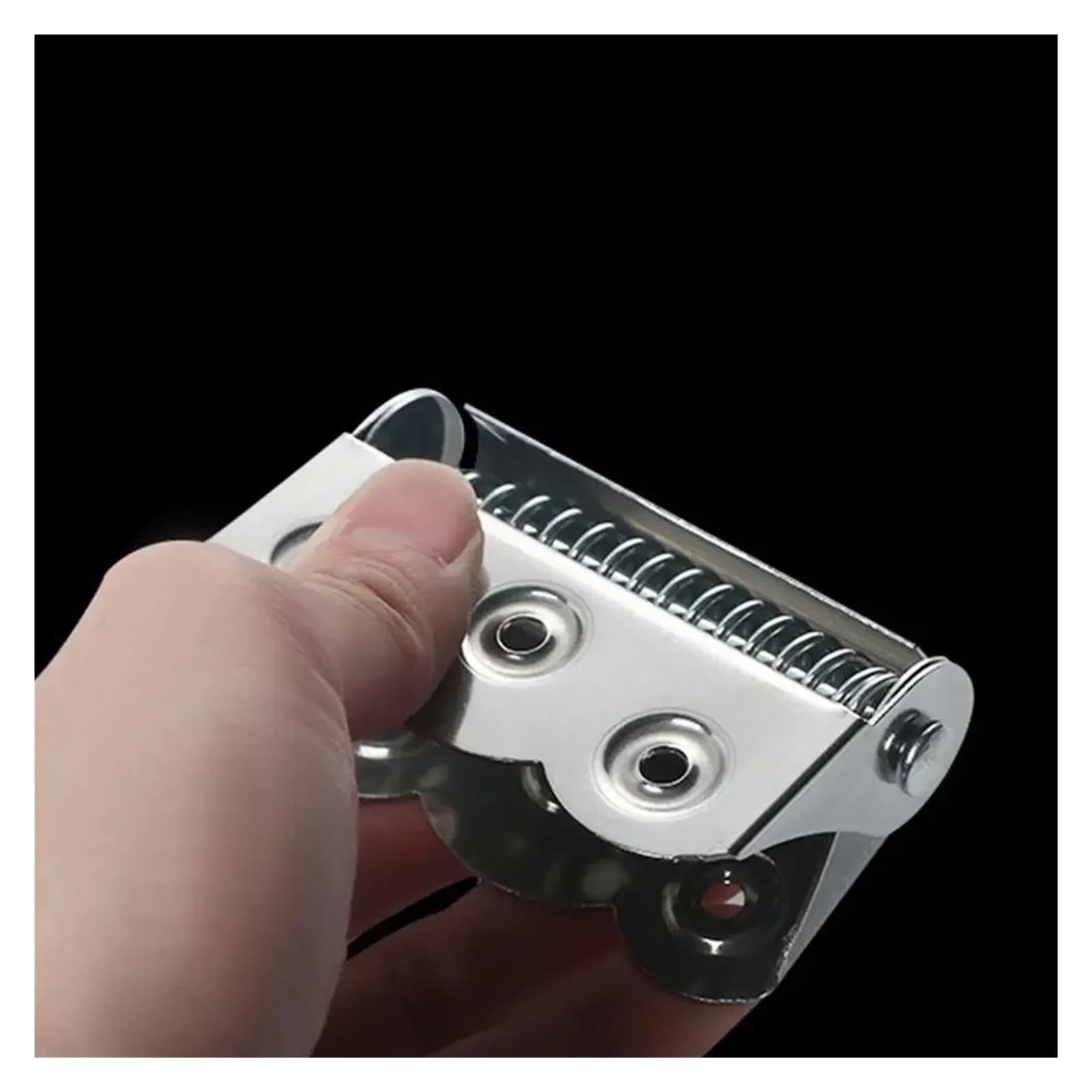 2/10 sztuk zawias motylkowy ze stali nierdzewnej automatyczne zamykanie zawiasy wpuszczane nierdzewne sprężyny drzwi do szafki okno sprzęt domowy(10 PCS)
