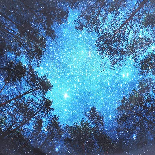 YISUMEI Forest Starry Tapestry Galaxy Tree Tapestry for Bedroom Aesthetic Night Sky Tapestries Wall Hanging for Room Decor(M/130x150cm/51x60inch) - Image 4