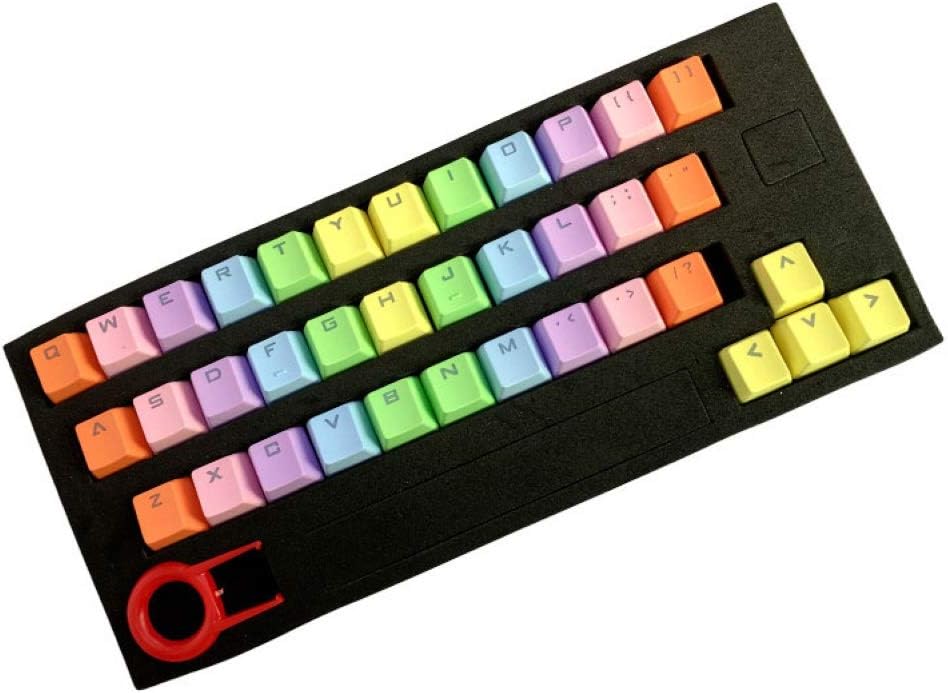 Keycaps 37 Keys PBT Backlight Colorful Mechanical Keyboard