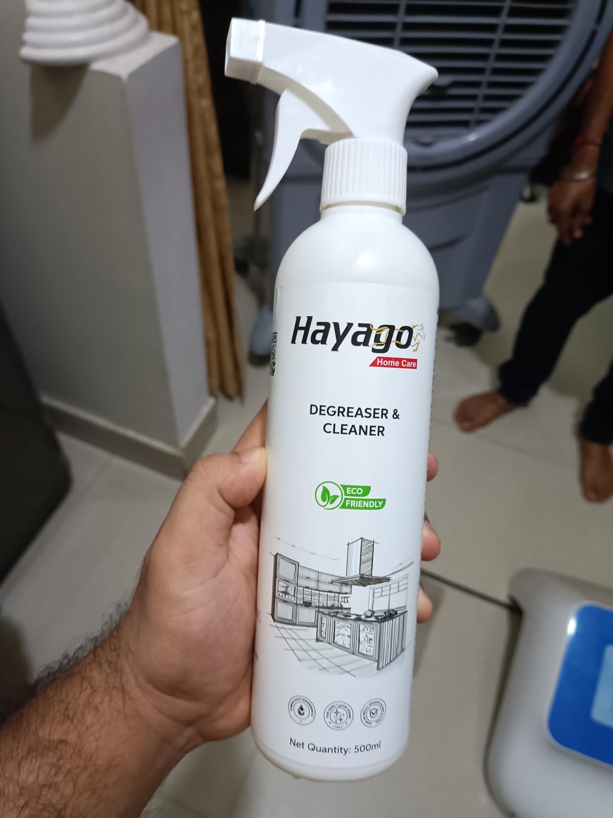 Hayago Ecofriendly Hard Stains Remover | Degreaser (Spray & Scrub ...