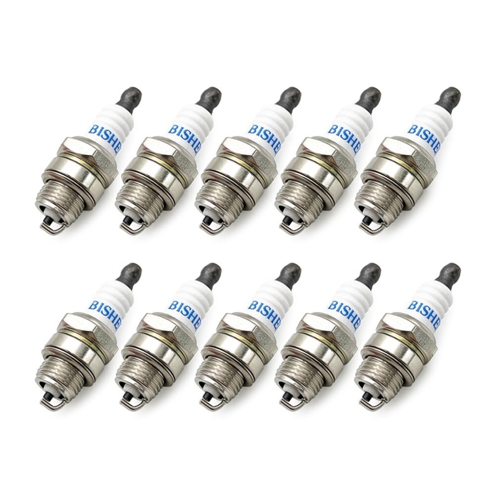 Garten-Elektrowerkzeuge Teile Zubehör L7T Zündkerze passend for Benzin-Kettensäge und Freischneider(10 pcs)