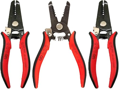 Hakko CHP CSP-30-2 Pelacables, capacidad máxima de corte de calibre 20-10 (paquete de 3)