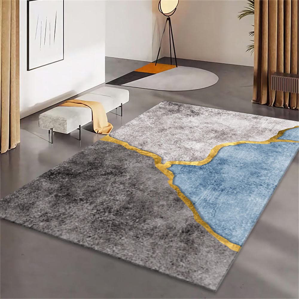 Tapis géométrique 80X120cm de chambre enfant garçon moderne abstrait