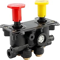 Misakomo 800257 MV-3 Dash Air Brake Control Valve - Bendix 065523 Replacement for Peterbilt & International Trucks, 3/8" PTC Port