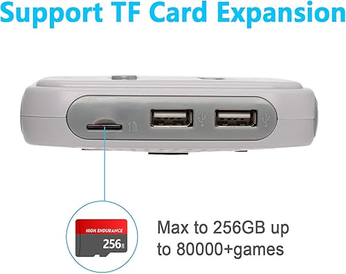 Miniatura 7 de Consola de videojuegos Fipper 4K Consola de videojuegos clásica para niños Retro Consola con 2 Gamepads inalámbricos LANWiFi 41000 juegos