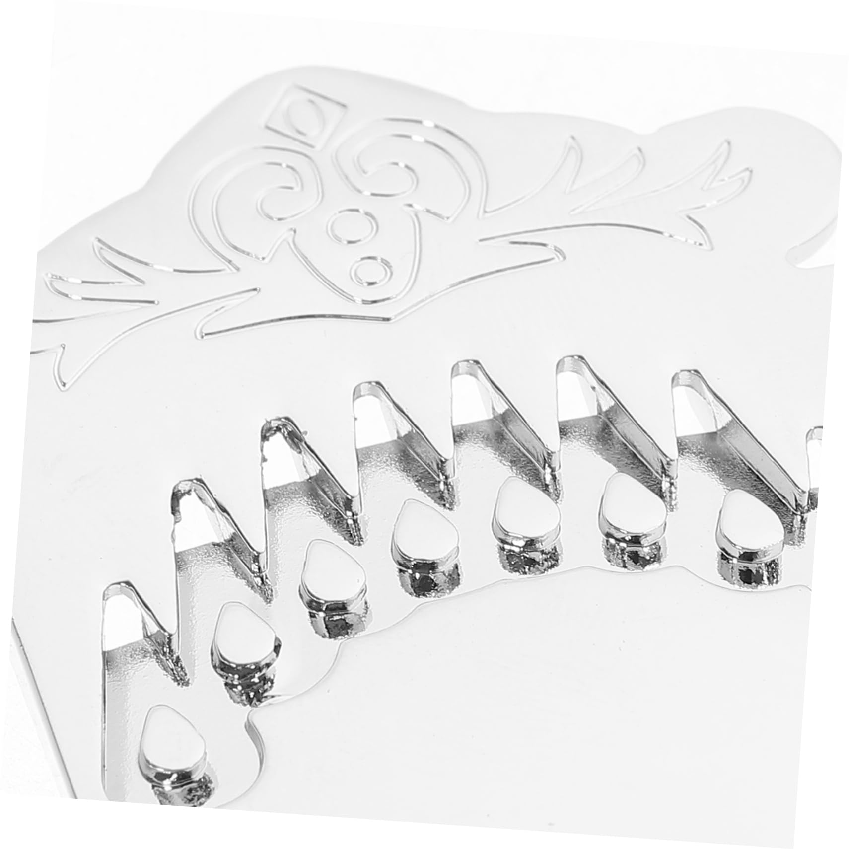 ifundom Mandolin Tailpiece Chromé Métal Pour Mandoline Cordes Remplacement