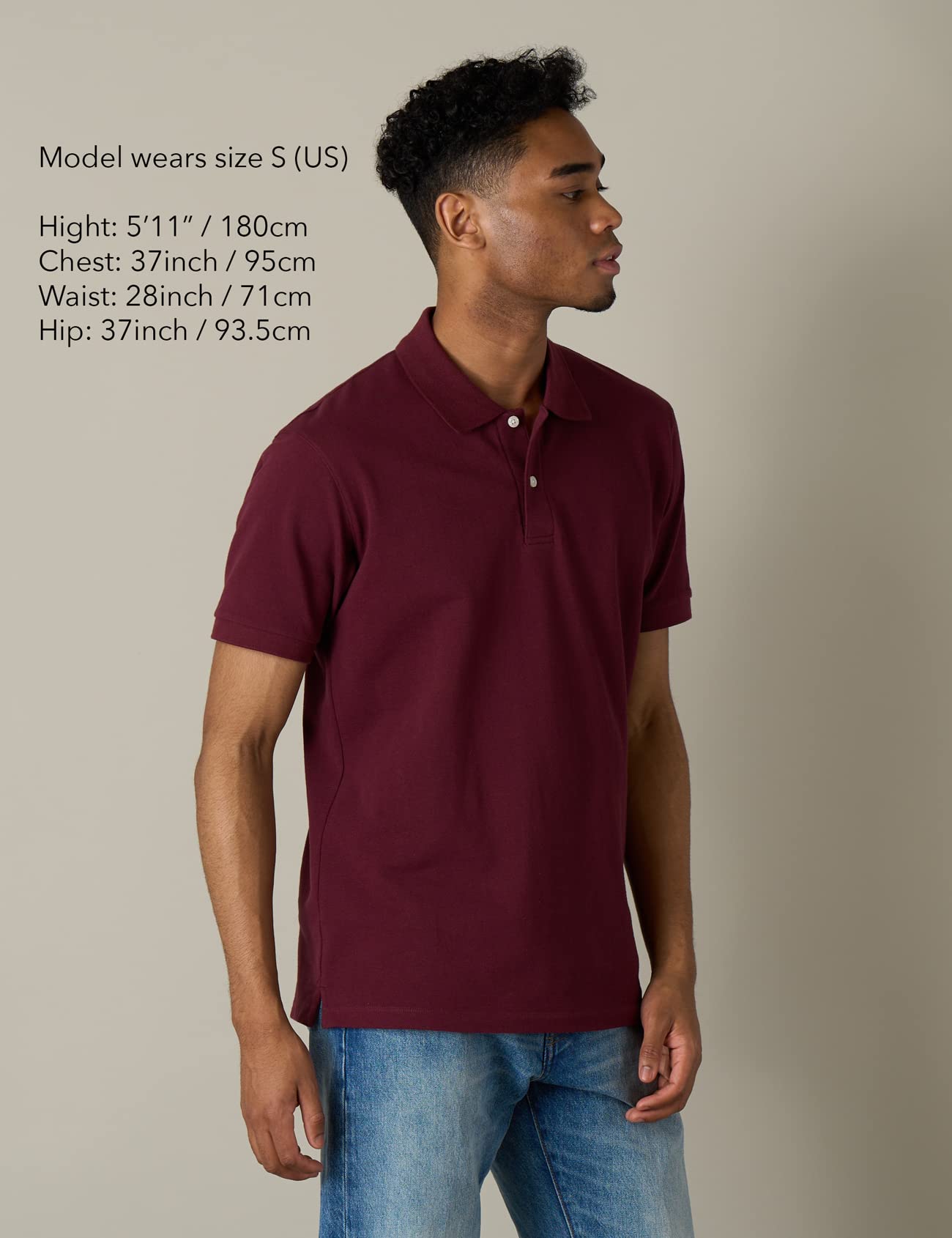 LAPASA Polo da Uomo 100% Cotone piqué Manica Corta vestibilità Classica Primavera/Estate