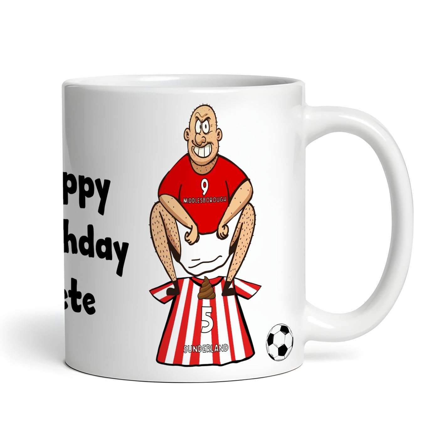 Middlesborough vs Sunderland Funny Mug | Football Gift For Men | Any Teams Rivalry Mug