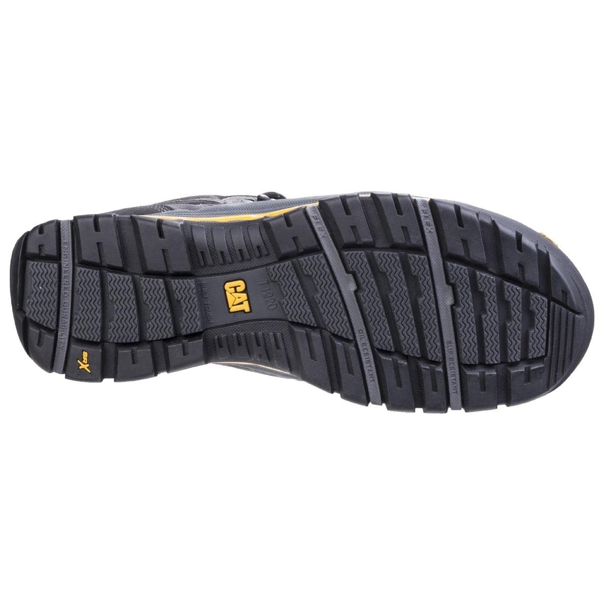 Caterpillar Botas de Seguridad Munising para Hombre, Gris, 45 EU