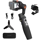 hohem iSteady Pro 4 3-Axis Gimbal Stabilizer for GoPro 13&sol;12&sol;11&sol;10&sol;9 8&sol;7&sol;6&sol;5&comma; for Osmo Action and Other Action Cameras&comma;Support Bluetooth & Cable Control&comma; IPX4 Splash Proof with Tripod