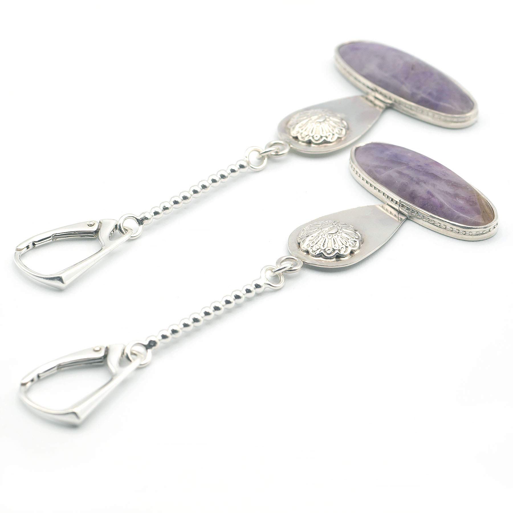 Pendientes Fluorita y Plata 925