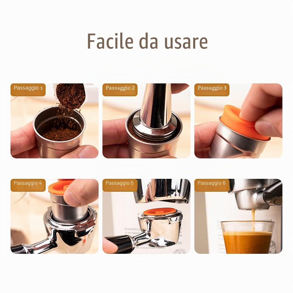 Filtro per cialde di caffè e filtro per cialde di caffè per macchina da espresso Illy Iper